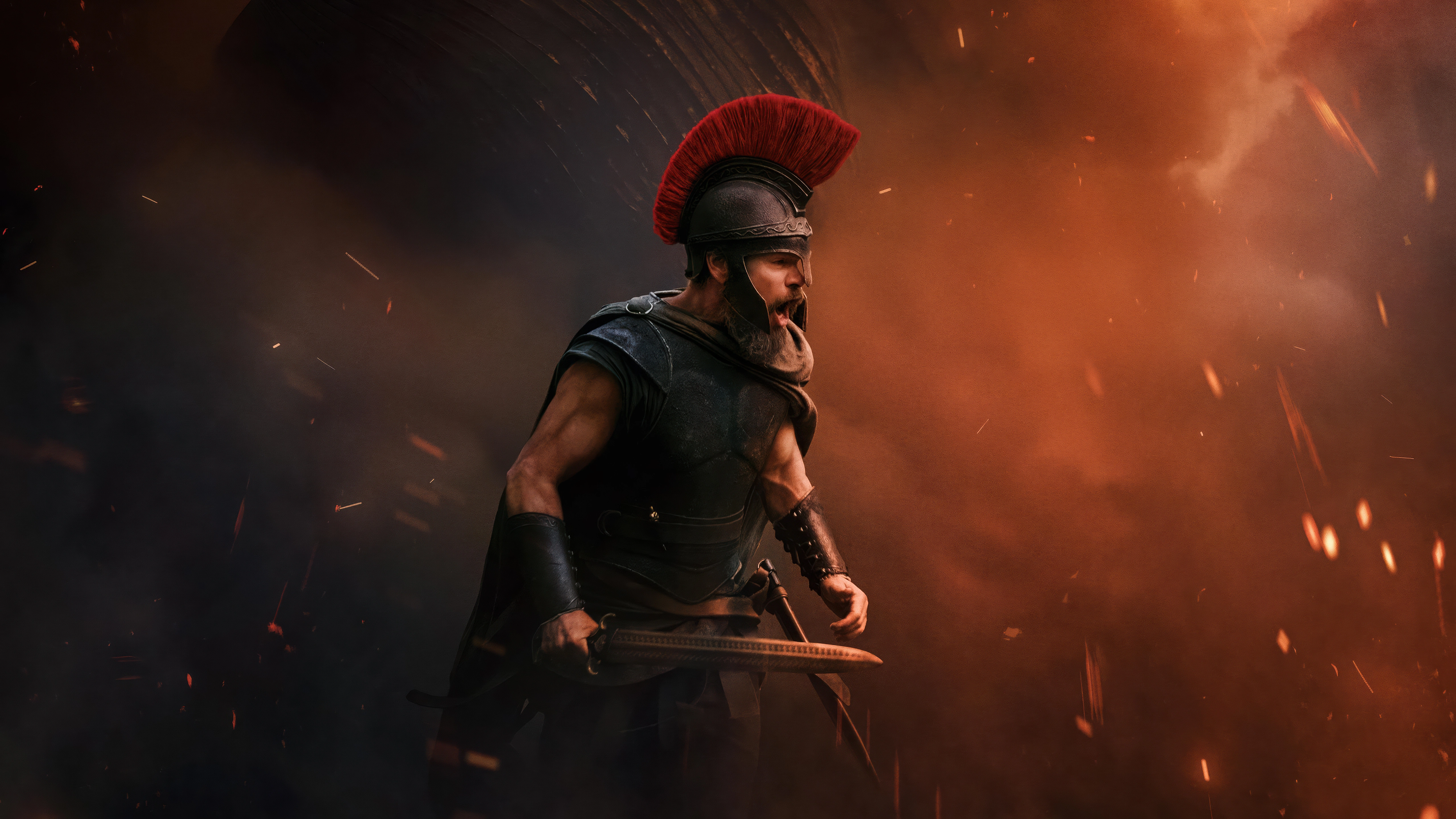 Matt Damon as Odysseus in The Odyssey
