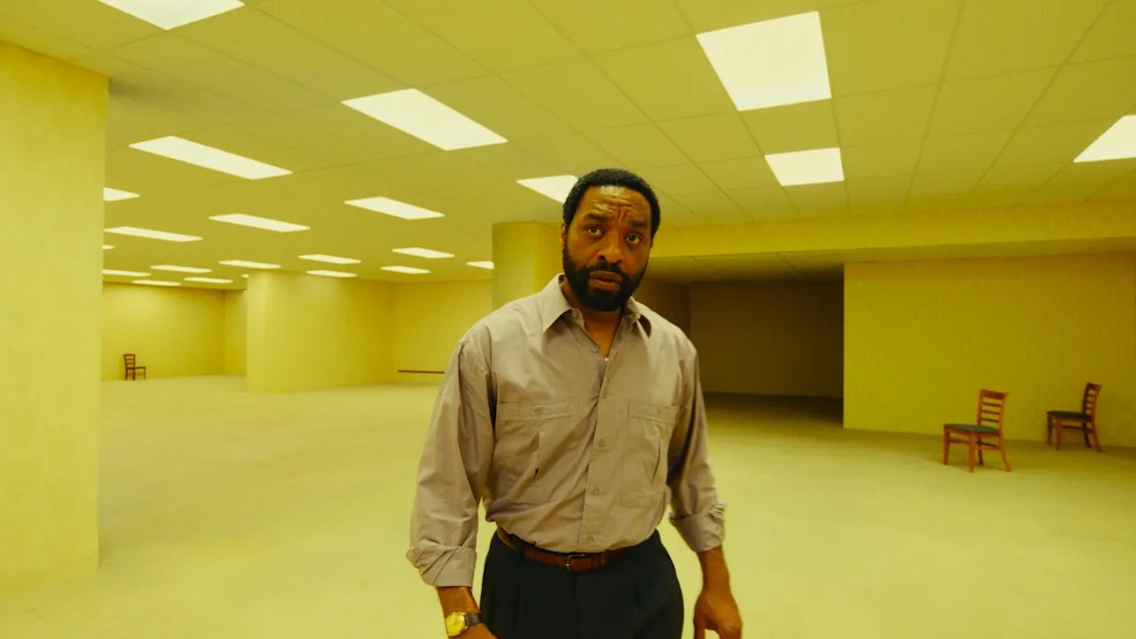 The yellow-walled liminal space of the Backrooms