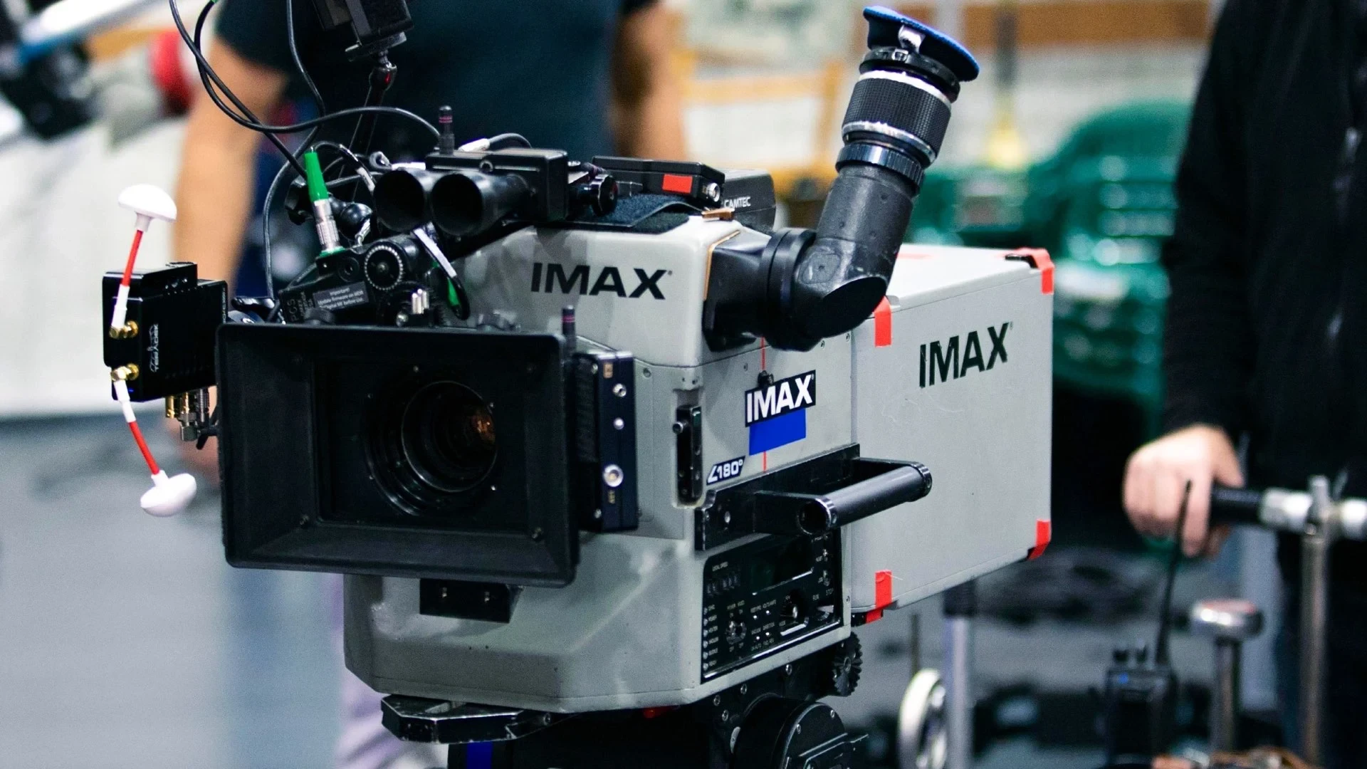 IMAX 70mm camera on location for The Odyssey